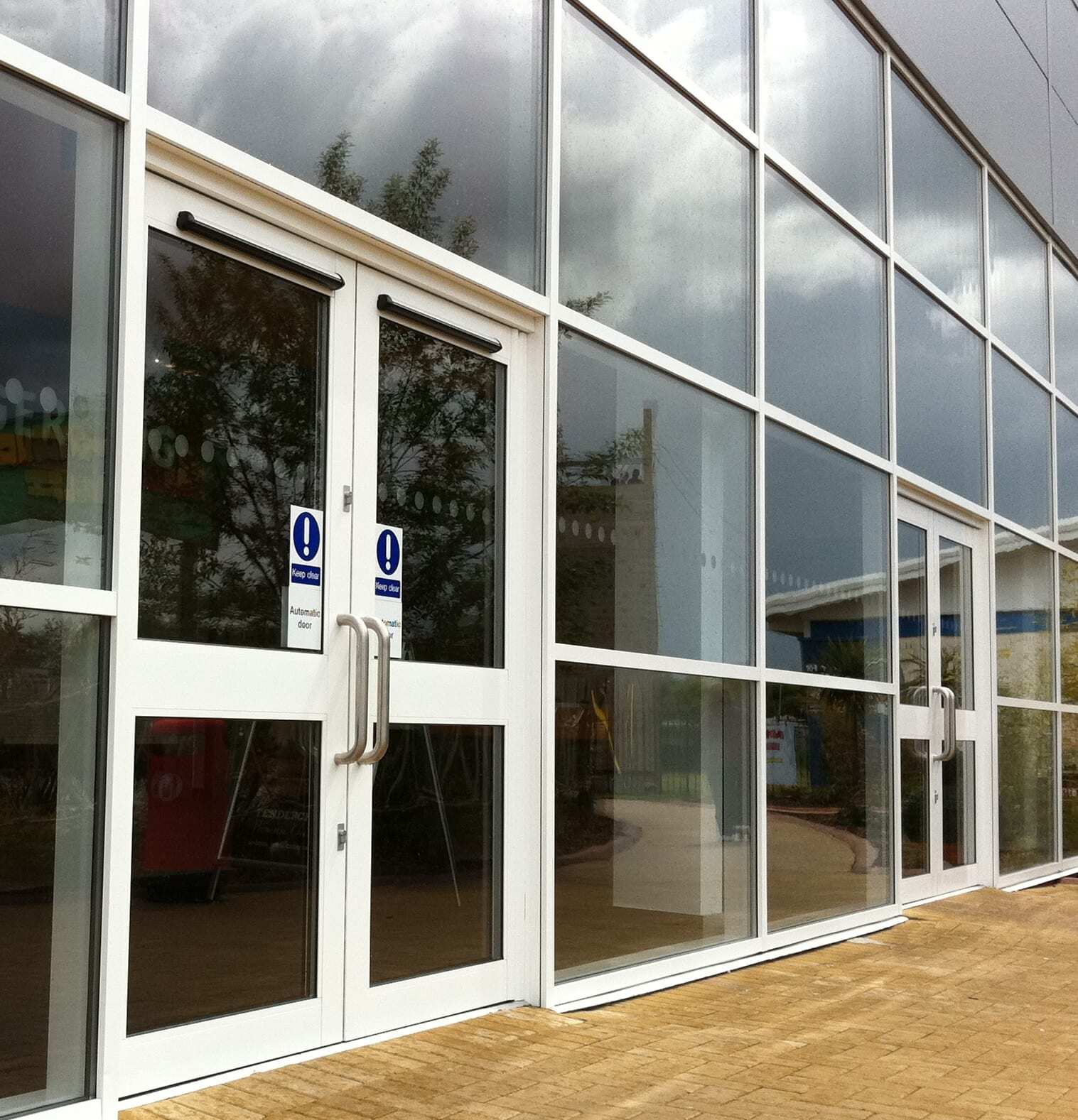 Aluminium Curtain Wall Combat Doors Manchester